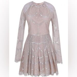 alexis shayanne embellished crepe midi dress Alexis Shayanne Dress in White